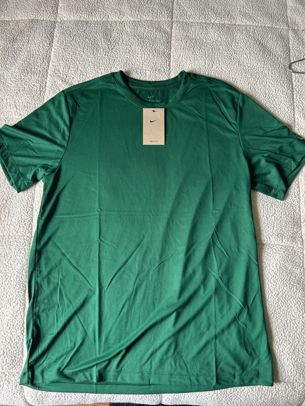 Nike Men’s Dark Green Crew Neck Athletic Tee